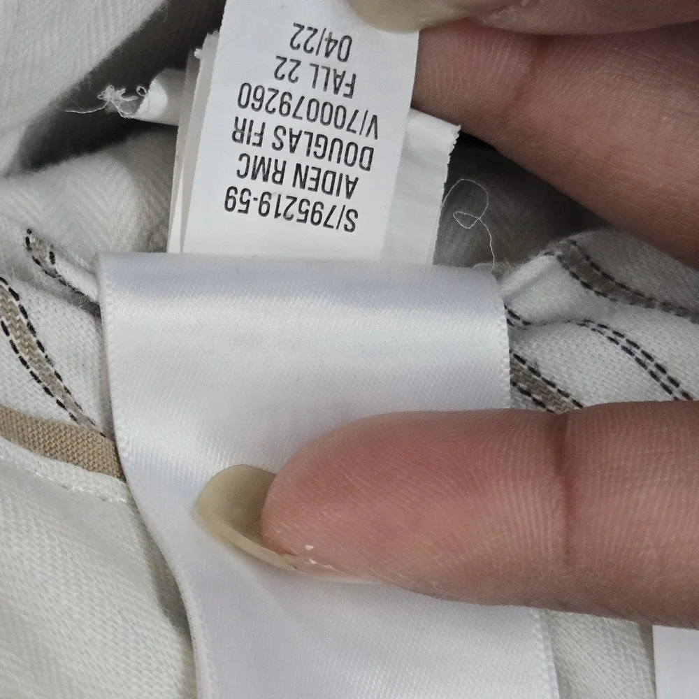 Banana Republic Men Pants 30X32 Green Chino Aiden Slim 27